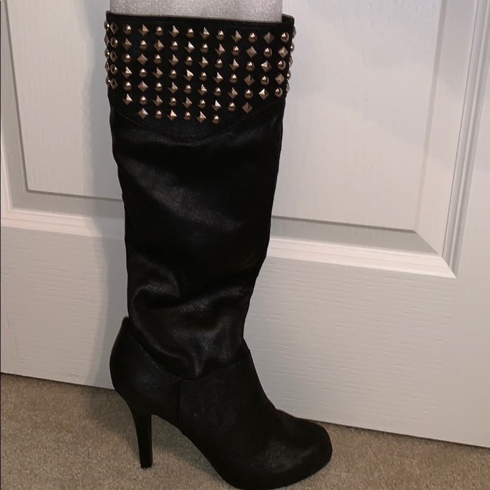 BCBG studded Francis’s knee-high boot